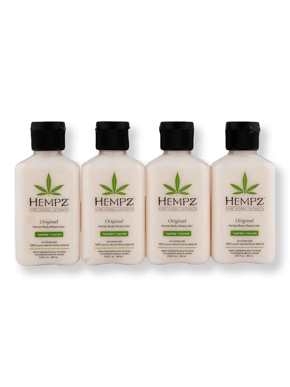 Hempz Hempz Original Herbal Body Moisturizer 4 Ct 2.25 oz Body Lotions & Oils 