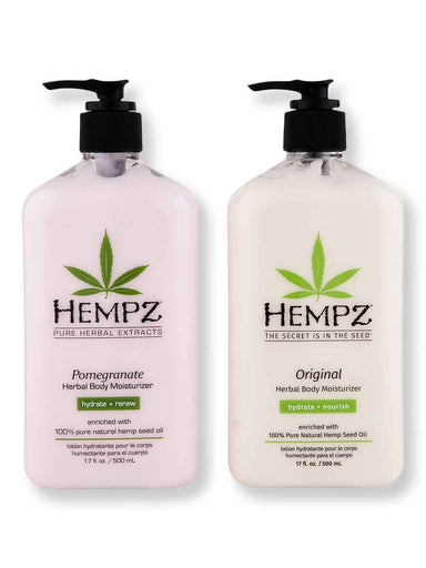 Hempz Hempz Pomegranate Herbal Body Moisturizer 17oz & Original Herbal Body Moisturizer 17oz Body Lotions & Oils 