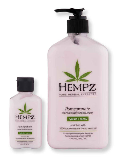 Hempz Hempz Pomegranate Herbal Body Moisturizer 2.25oz & 17oz Body Lotions & Oils 