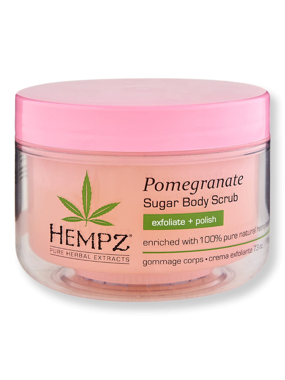 Hempz Hempz Pomegranate Herbal Sugar Scrub Body Scrubs & Exfoliants 7.3 oz 