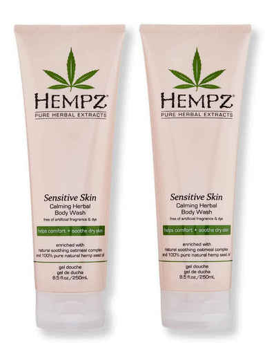 Hempz Hempz Sensitive Skin Calming Herbal Body Wash 2 Ct 8.5 oz Shower Gels & Body Washes 