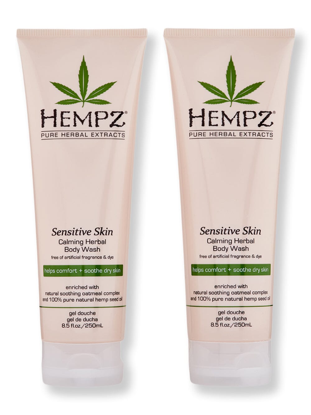 Hempz Hempz Sensitive Skin Calming Herbal Body Wash 2 Ct 8.5 oz Shower Gels & Body Washes 