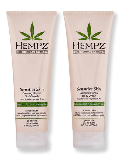 Hempz Hempz Sensitive Skin Calming Herbal Body Wash 2 Ct 8.5 oz Shower Gels & Body Washes 