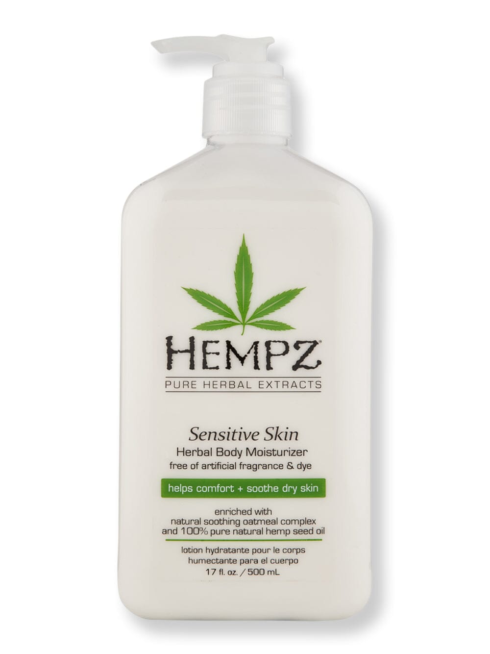 Hempz Hempz Sensitive Skin Herbal Body Moisturizer 17 oz Body Lotions & Oils 