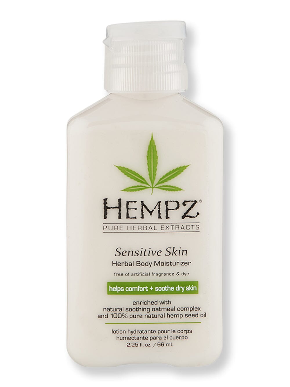 Hempz Hempz Sensitive Skin Herbal Body Moisturizer 2.25 oz Body Lotions & Oils 