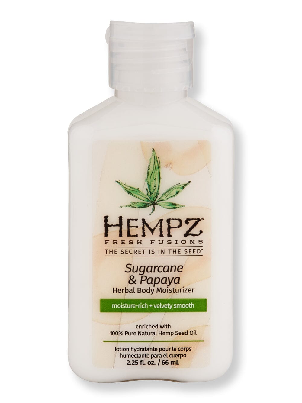 Hempz Hempz Sugarcane & Papaya Herbal Body Moisturizer Body Lotions & Oils 2.25 oz 