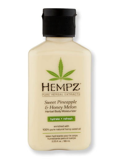 Hempz Hempz Sweet Pineapple & Honey Melon Herbal Body Moisturizer Body Lotions & Oils 2.25 oz 
