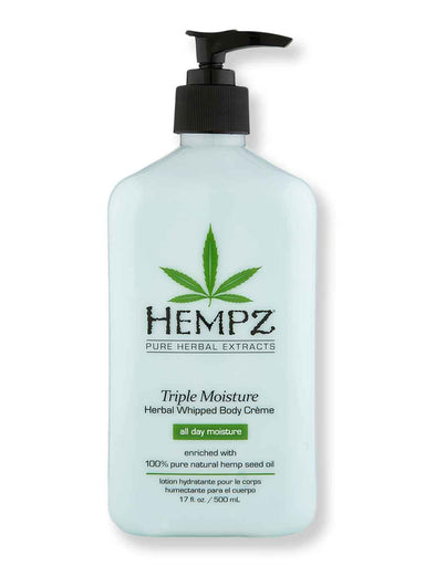 Hempz Hempz Triple Moisture Herbal Whipped Body Creme 17 oz Body Lotions & Oils 