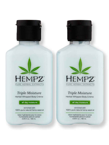 Hempz Hempz Triple Moisture Herbal Whipped Body Creme 2 Ct 2.25 oz Body Lotions & Oils 