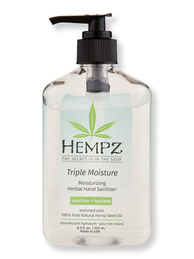 Hempz Hempz Triple Moisture Moisturizing Herbal Hand Sanitizer 8.5 oz Hand Soaps 