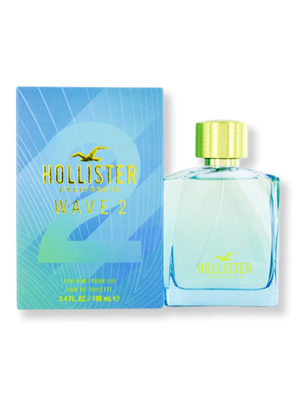 Hollister Hollister Wave 2 For Him EDT Spray 3.4 oz100 ml Perfume 