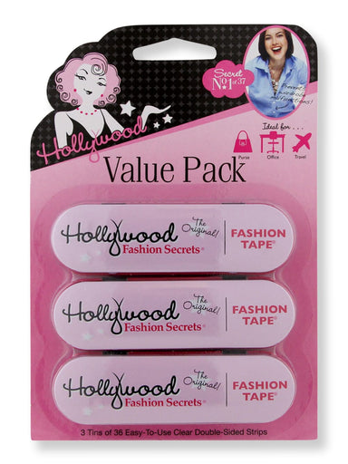 Hollywood Fashion Secrets Hollywood Fashion Secrets Fashion Tape Value Pack 3 ct Apparel Accessories 