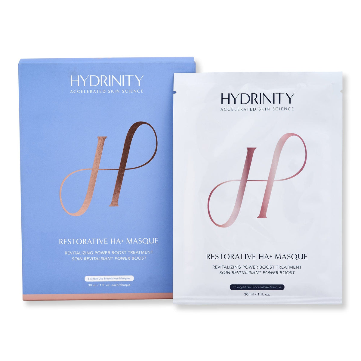 Hydrinity Hydrinity Restorative HA+ Masque Face Masks 5 Ct 