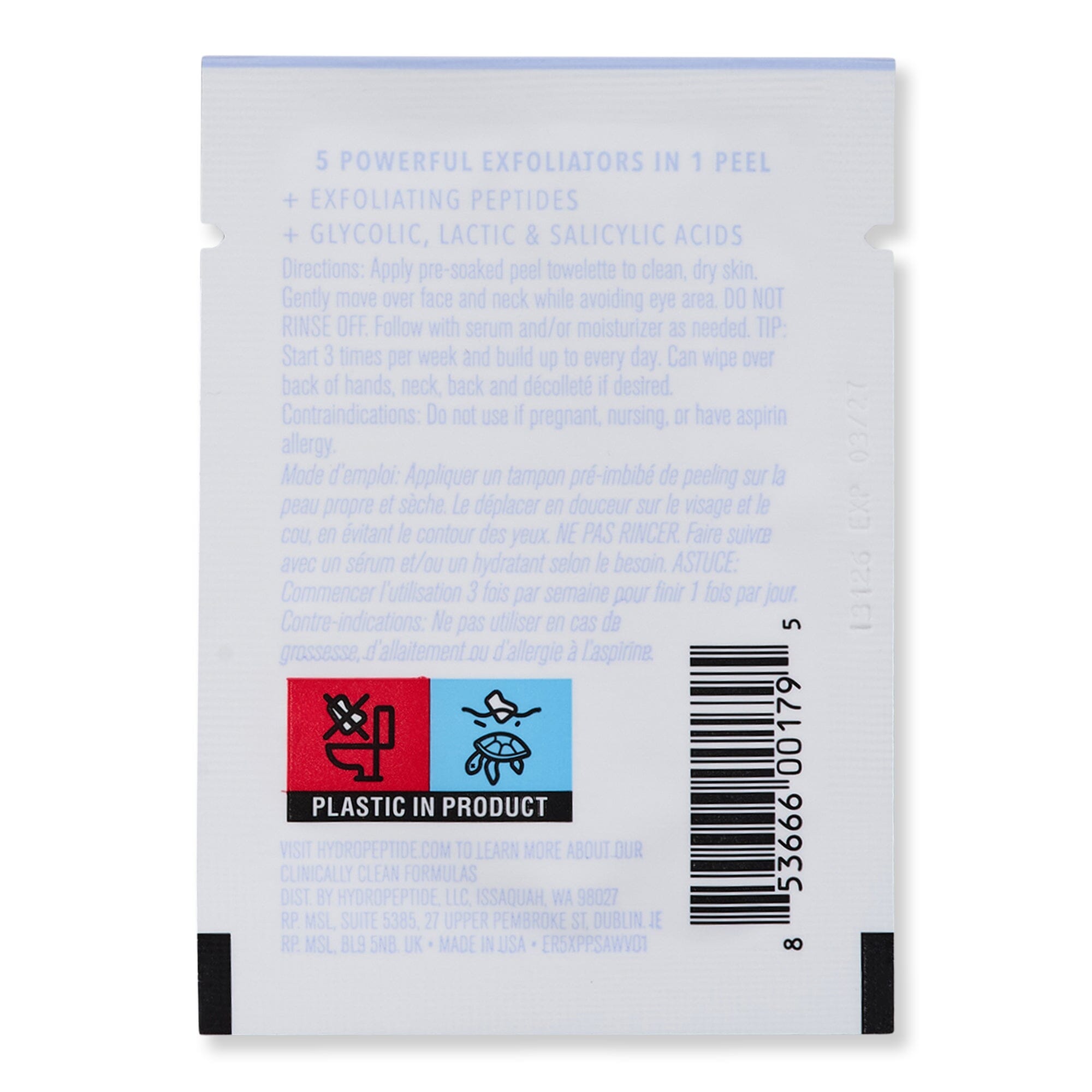 Hydropeptide Hydropeptide 5X Power Peel 30 Ct Exfoliators & Peels 