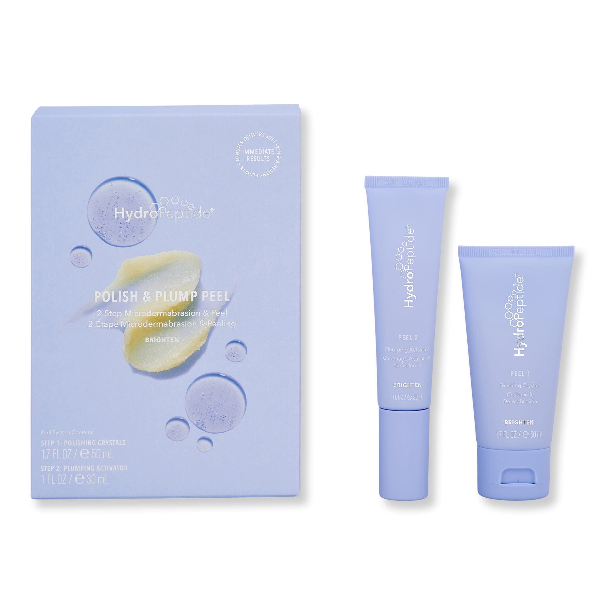 Hydropeptide Hydropeptide Anti-Wrinkle Polish Plump & Peel 1 oz 2 Ct Skin Care Kits 