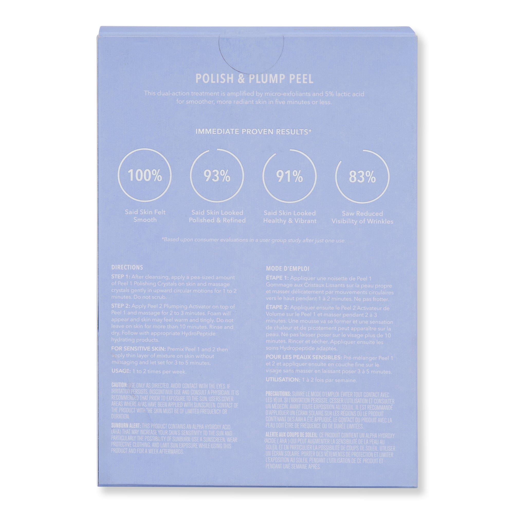 Hydropeptide Hydropeptide Anti-Wrinkle Polish Plump & Peel 1 oz 2 Ct Skin Care Kits 