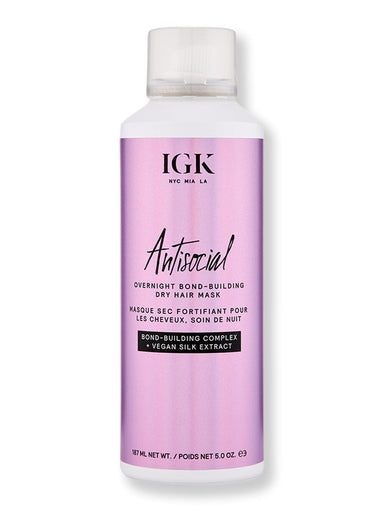 iGK iGK Antisocial Overnight Bond-Building Dry Hair Mask 5 oz Hair Masques 