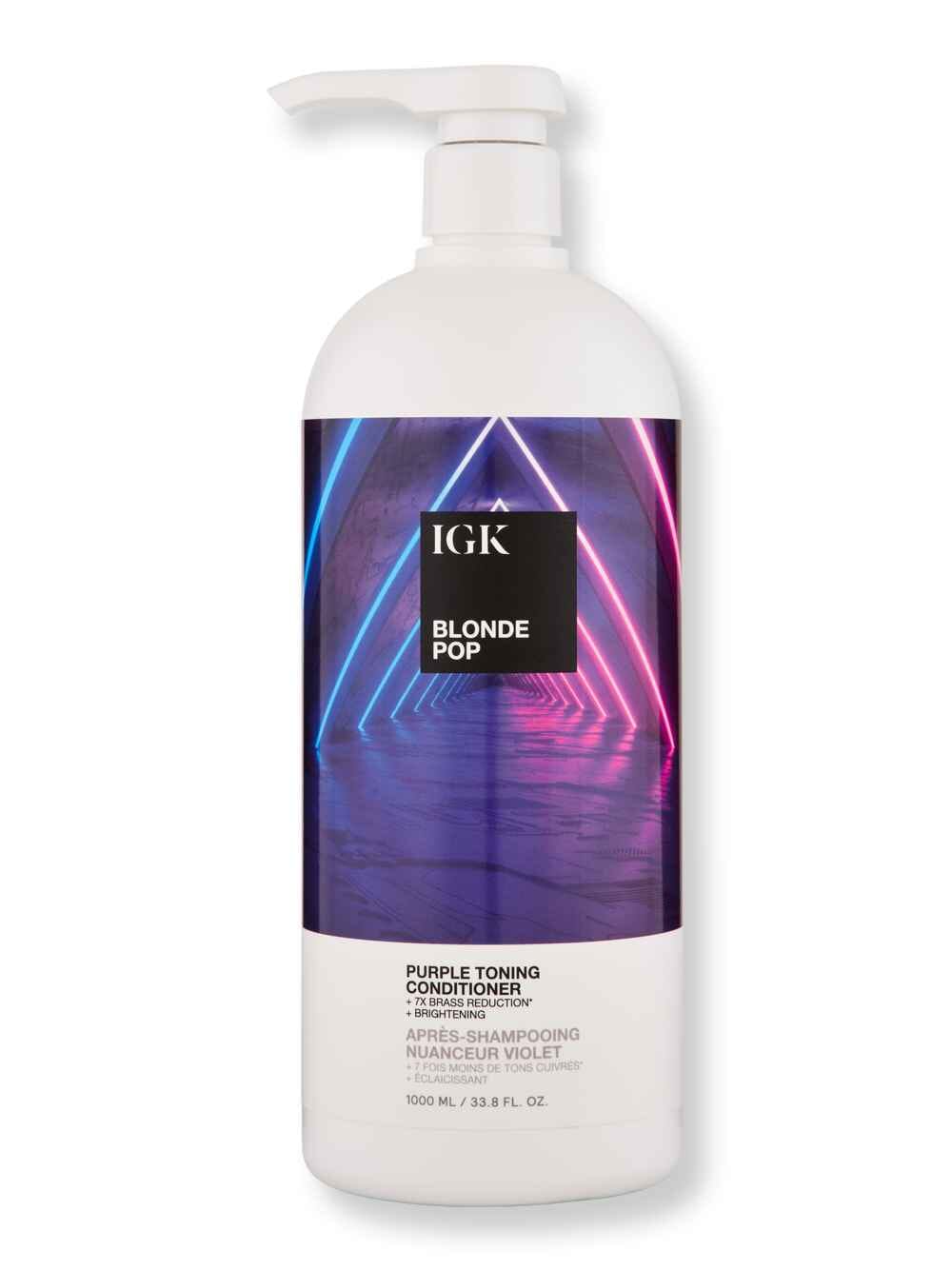 iGK iGK Blonde Pop Purple Toning Conditioner 33 oz Conditioners 