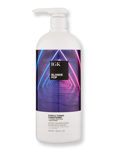 iGK iGK Blonde Pop Purple Toning Conditioner Conditioners 33 oz 