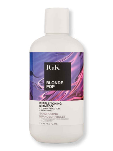 iGK iGK Blonde Pop Purple Toning Shampoo 8 oz Shampoos 