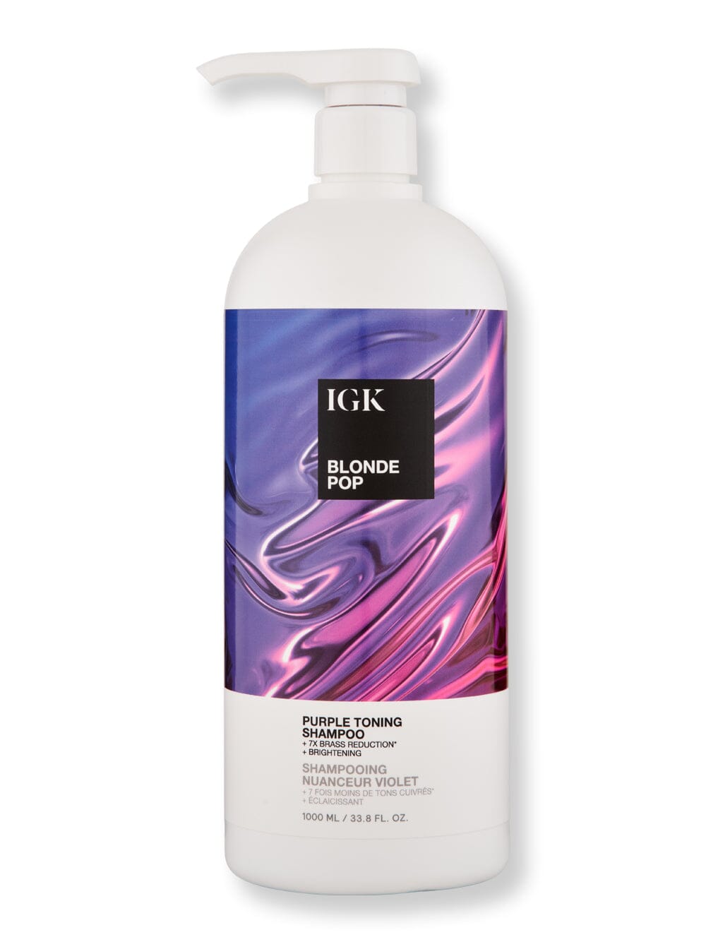 iGK iGK Blonde Pop Purple Toning Shampoo Shampoos 33 oz 