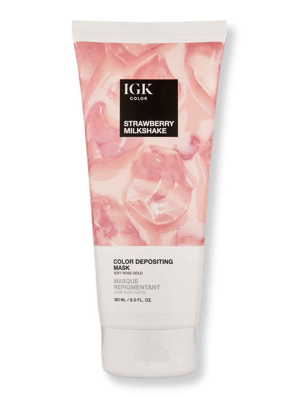 iGK iGK Color Depositing Mask 6 oz Strawberry Milkshake Hair Masques 