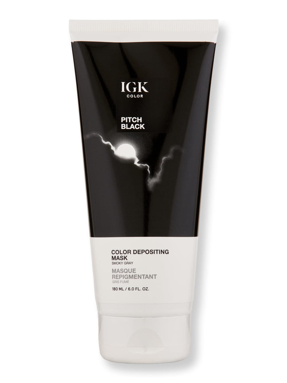 iGK iGK Color Depositing Mask 6 ozPitch Black Hair Masques 