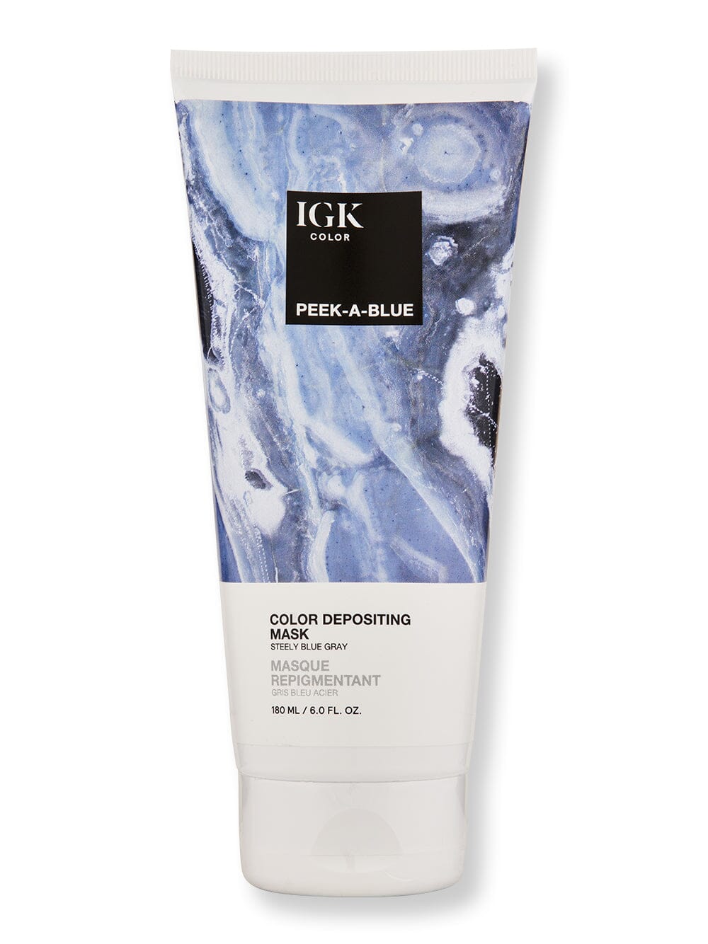 iGK iGK Color Depositing Mask Hair Masques 6 oz Peek-A-Blue 