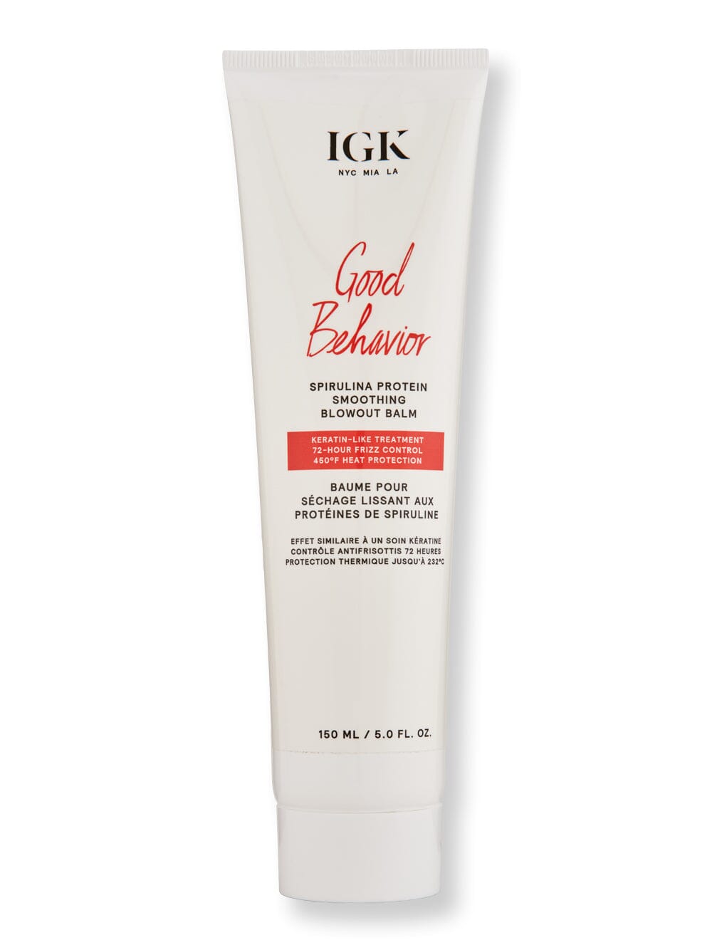 iGK iGK Good Behavior Spirulina Protein Smoothing Blowout Balm 5 oz Styling Treatments 