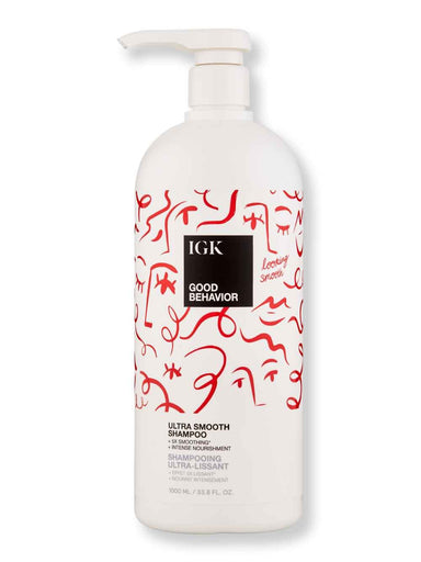 iGK iGK Good Behavior Ultra Smooth Shampoo 33 oz Shampoos 