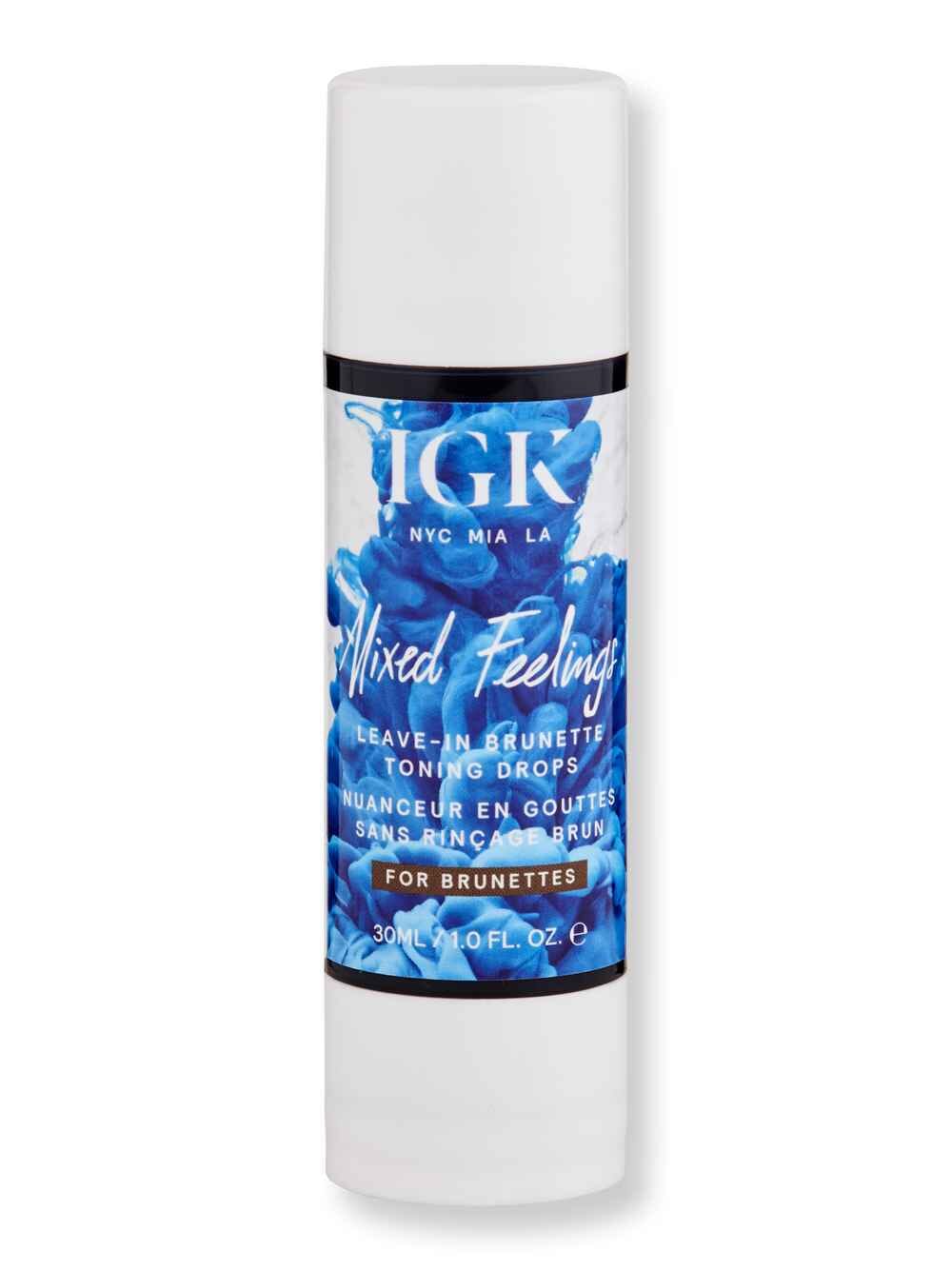 iGK iGK Mixed Feelings Blue Leave-In Brunette Toning Drops 1 oz Hair Color 