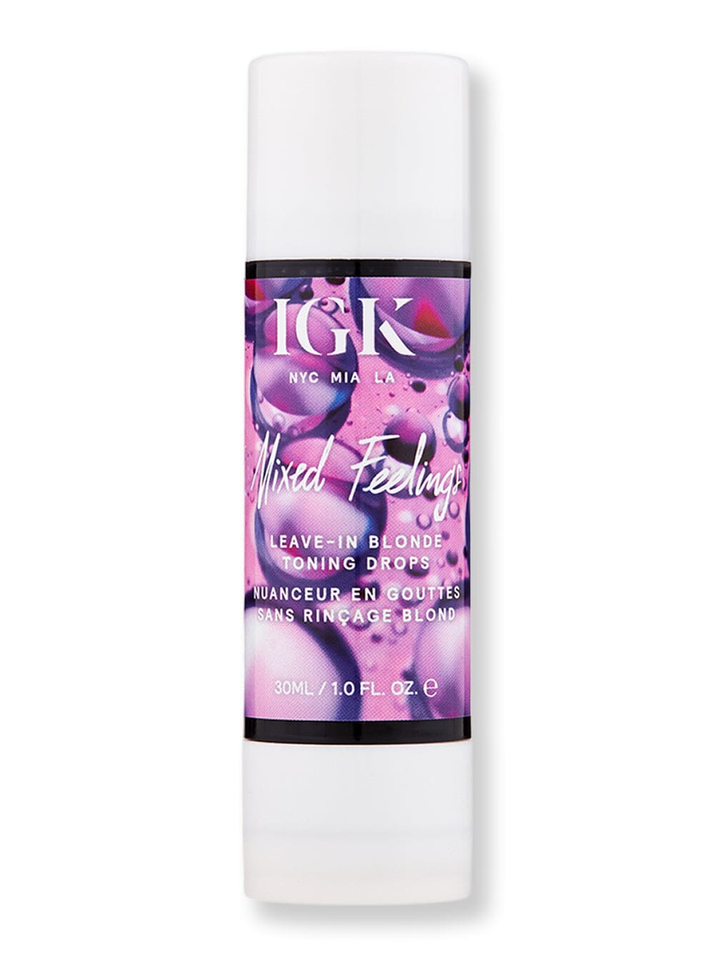 iGK iGK Mixed Feelings Purple Leave-In Blonde Toning Drops 1 oz Hair Color 