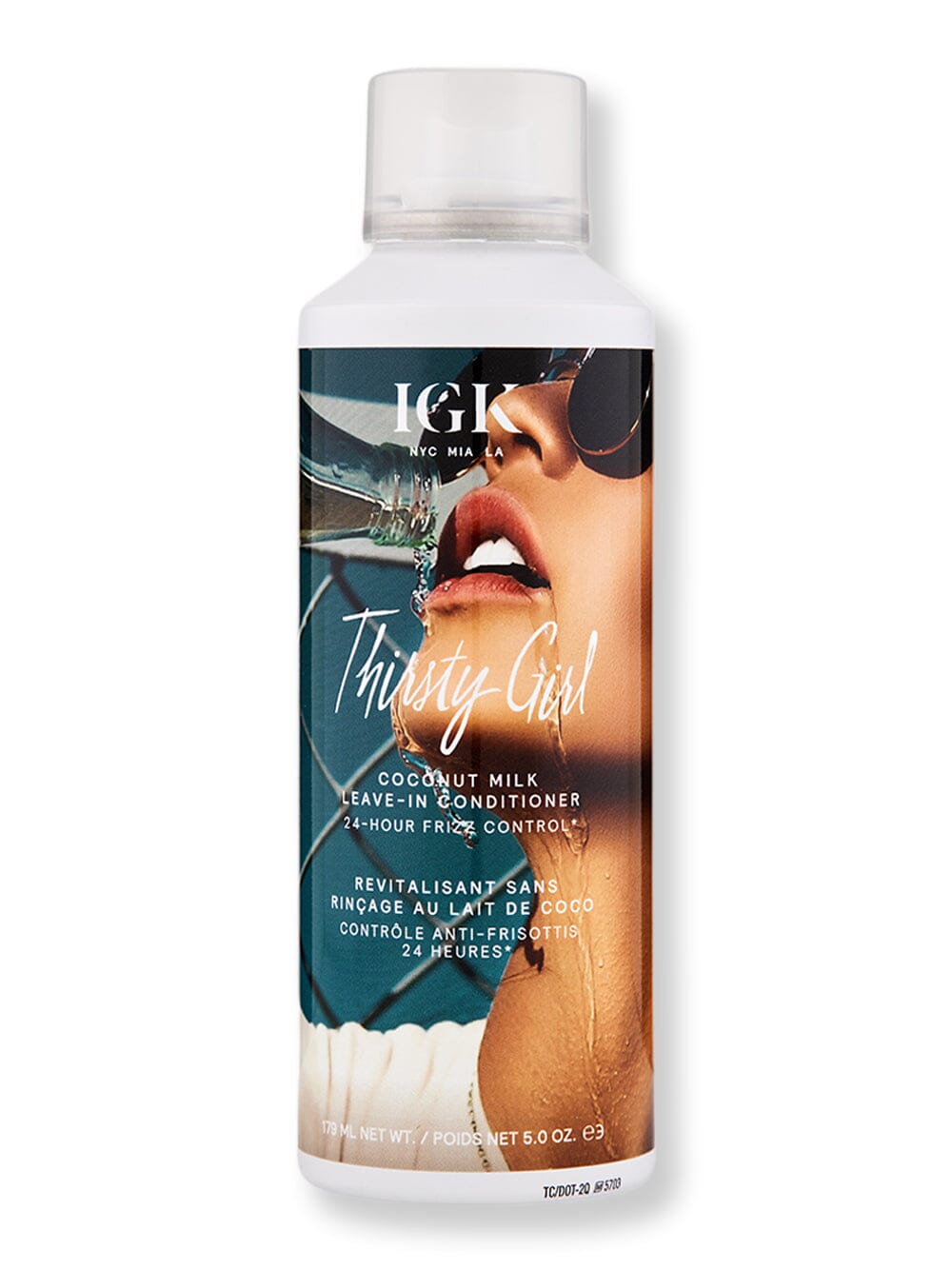 iGK iGK Thirsty Girl Coconut Milk Anti-Frizz Leave-In Conditioner Conditioners 5 oz 