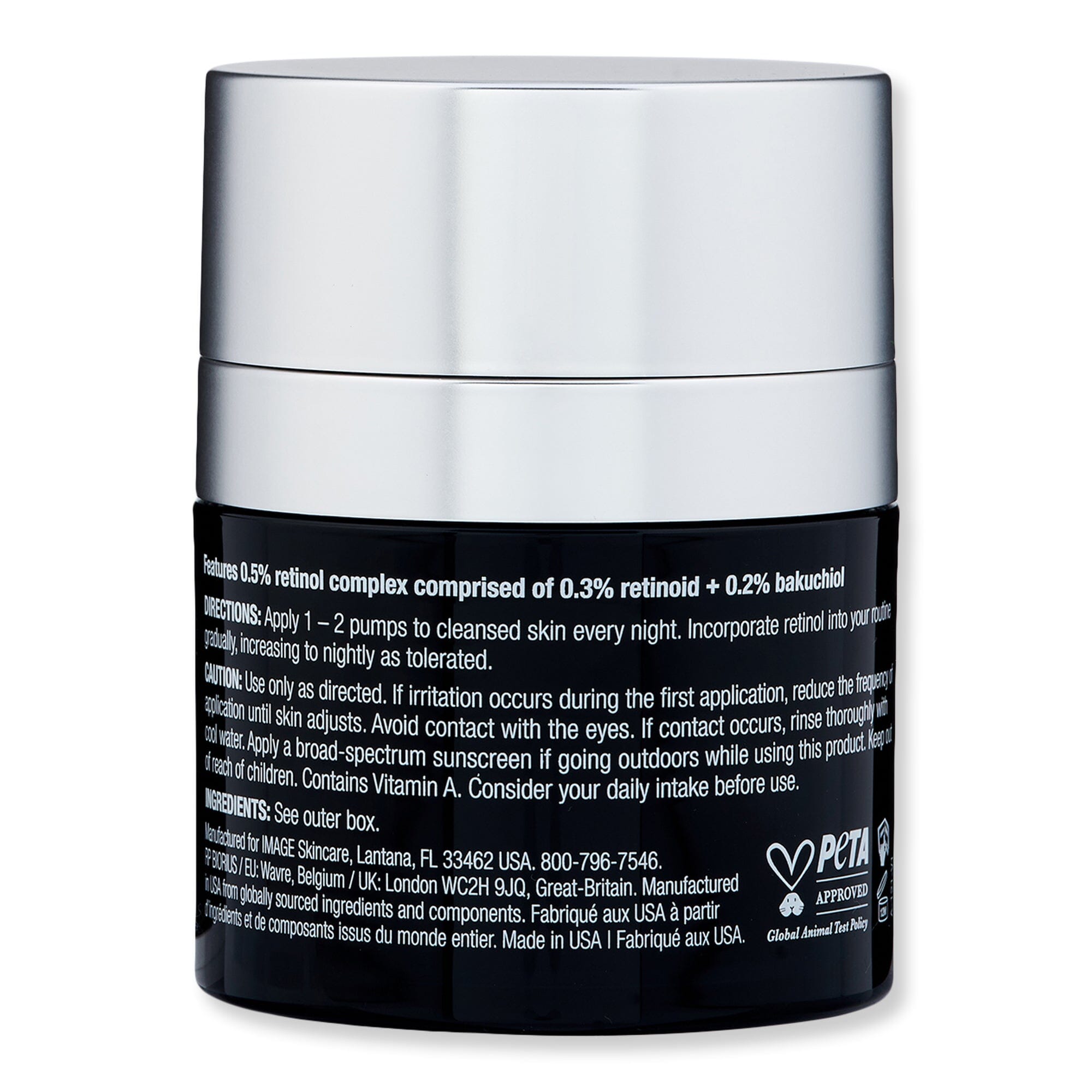 Image Skin Care Image Skin Care Ageless+ Retinol Overnight Masque 0.5% Retinol Complex 1.7 oz 50 g Face Masks 