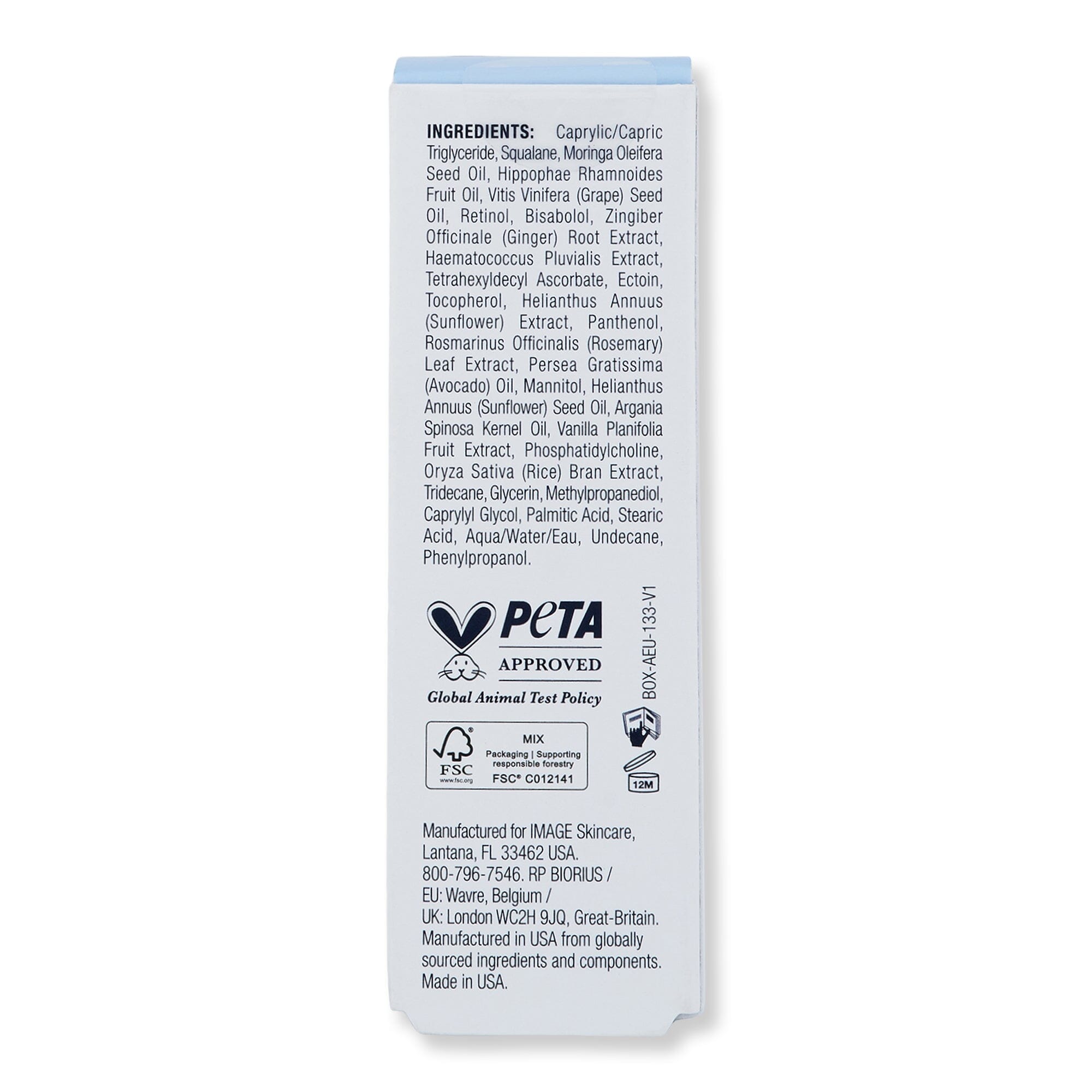 Image Skin Care Image Skin Care Ageless+ Retinol Pure Liquid Retinol 0.1% 0.5 fl oz 15 ml Skin Care Treatments 