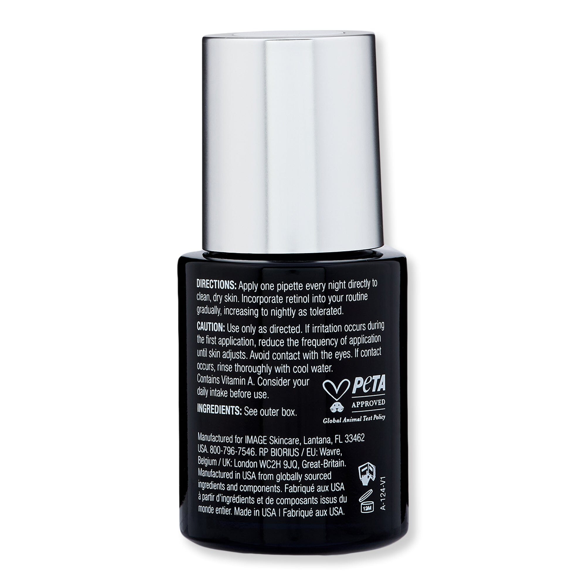 Image Skin Care Image Skin Care Ageless+ Retinol Pure Liquid Retinol 0.3% 1 fl oz 30 ml Skin Care Treatments 