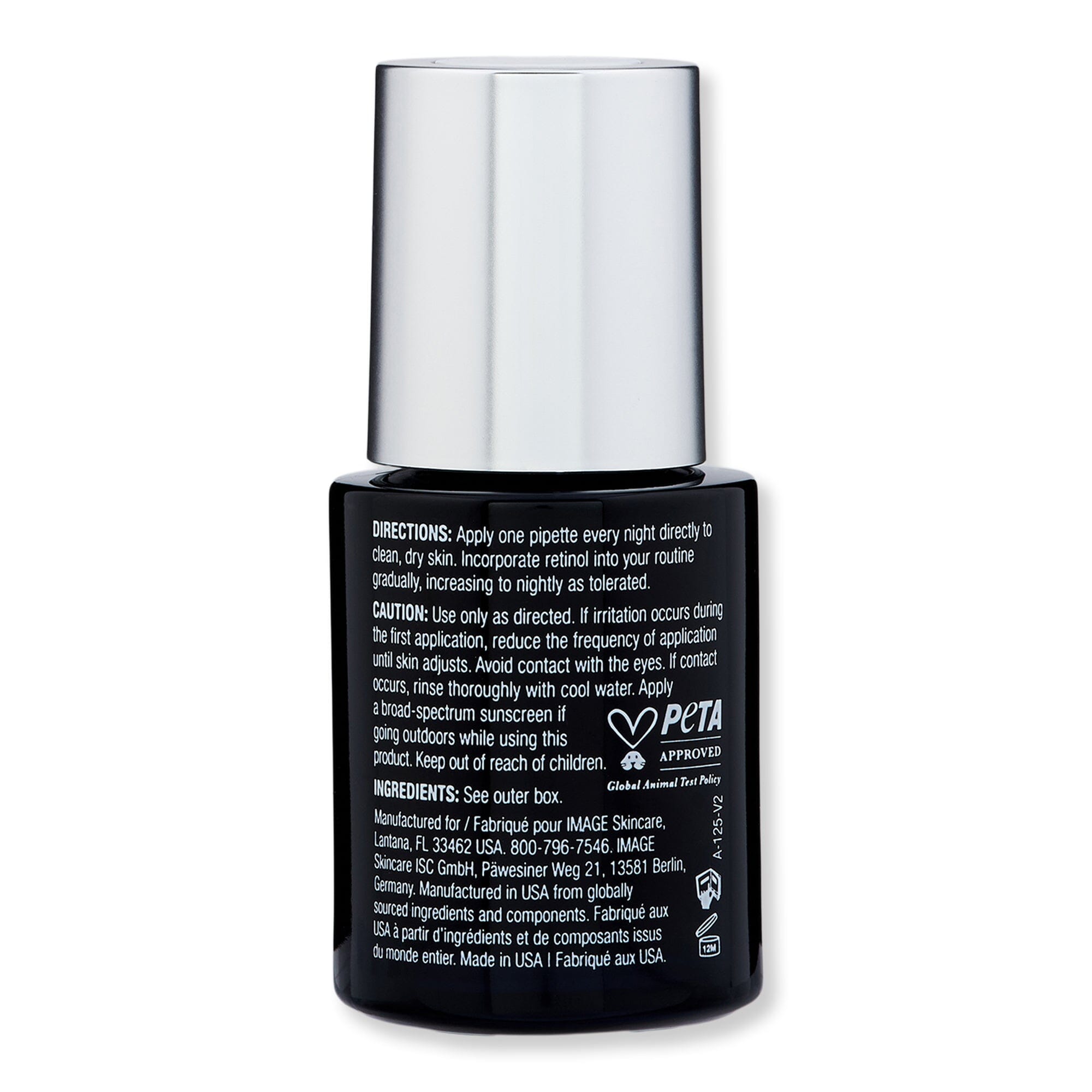 Image Skin Care Image Skin Care Ageless+ Retinol Pure Liquid Retinol 0.75% 1 fl oz 30 ml Skin Care Treatments 