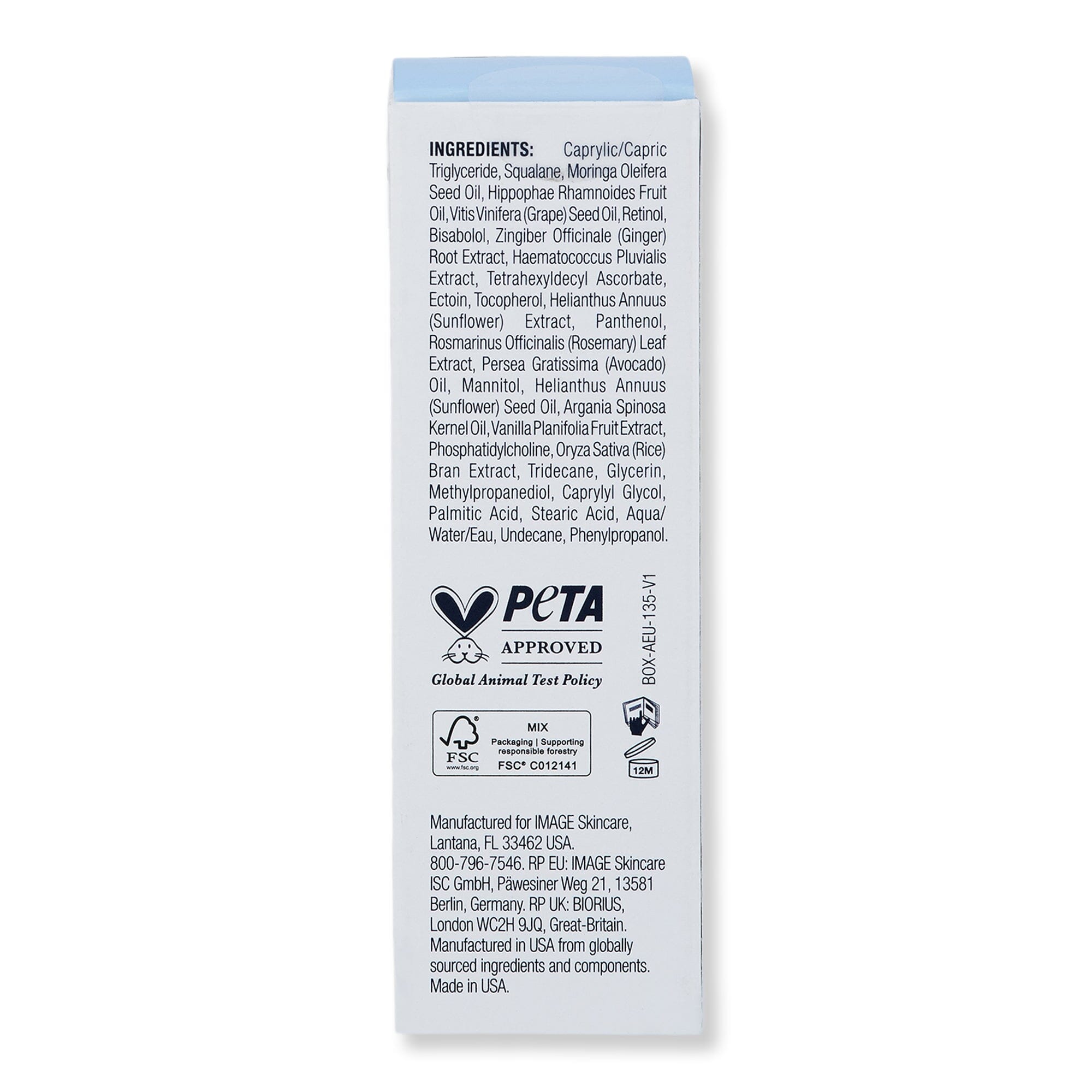 Image Skin Care Image Skin Care Ageless+ Retinol Pure Liquid Retinol 0.75% .5 fl oz 15 ml Skin Care Treatments 