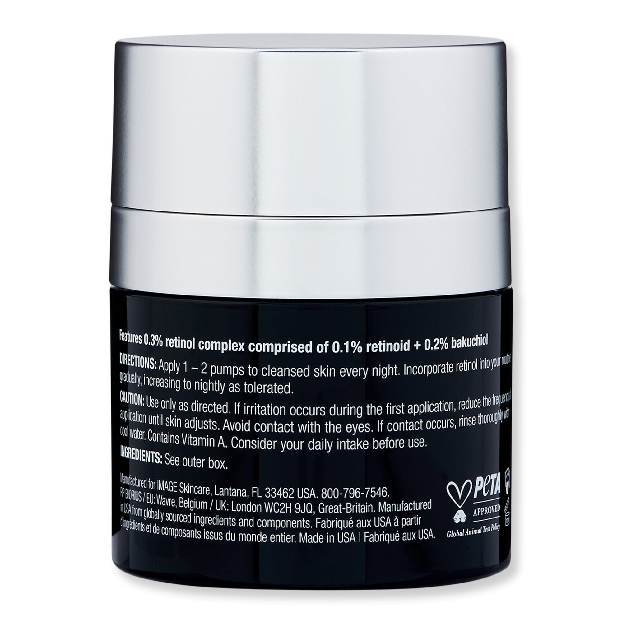 Image Skin Care Image Skin Care Ageless+ Retinol Repair Creme 0.3% Retinol Complex 1.7 oz 50 g Skin Care Treatments 