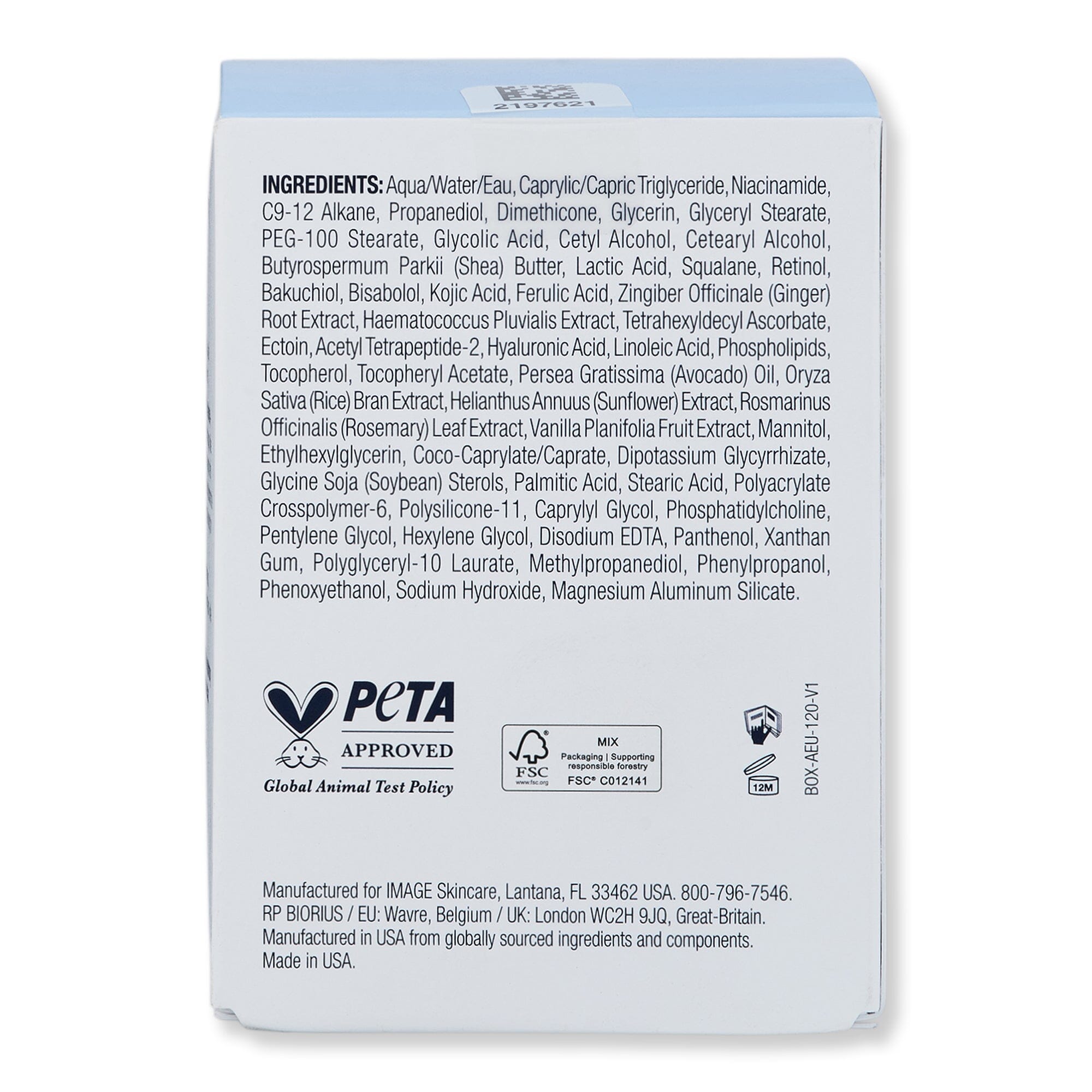 Image Skin Care Image Skin Care Ageless+ Retinol Repair Creme 0.3% Retinol Complex Skin Care Treatments 
