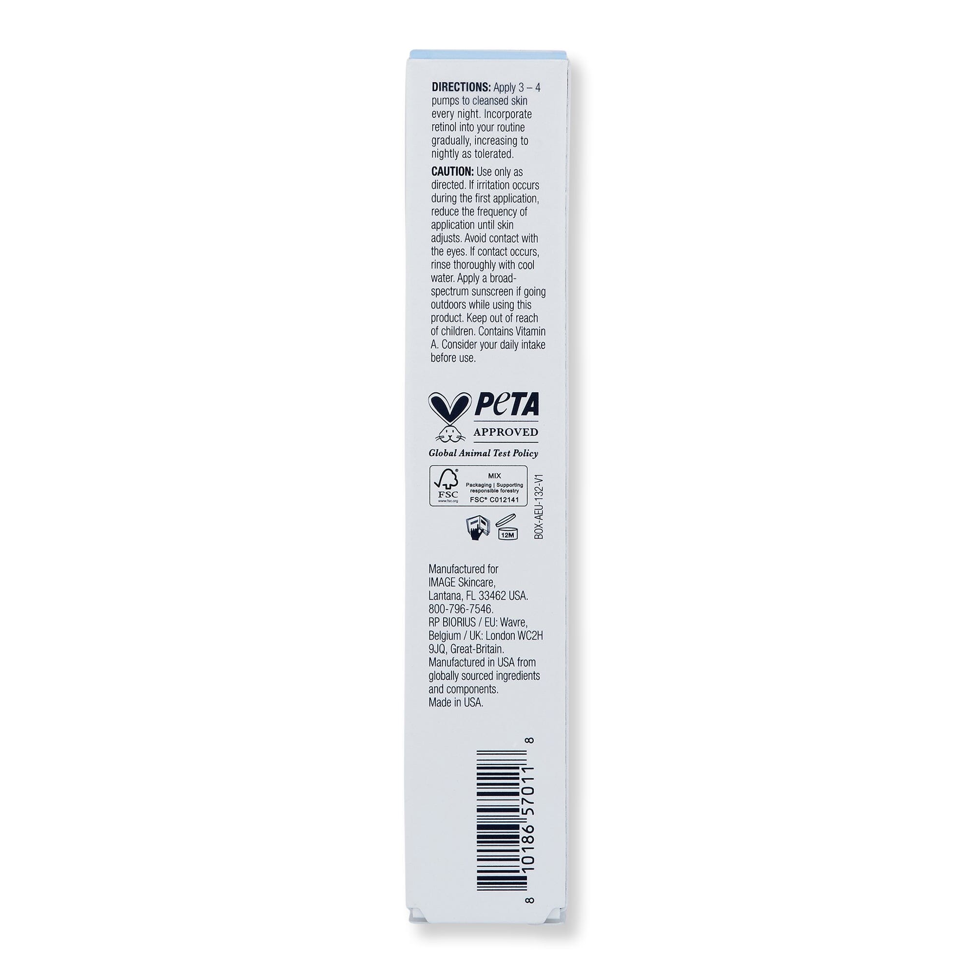 Image Skin Care Image Skin Care Ageless+ Retinol Treatment Creme 1.2% Retinol Complex Skin Care Treatments 