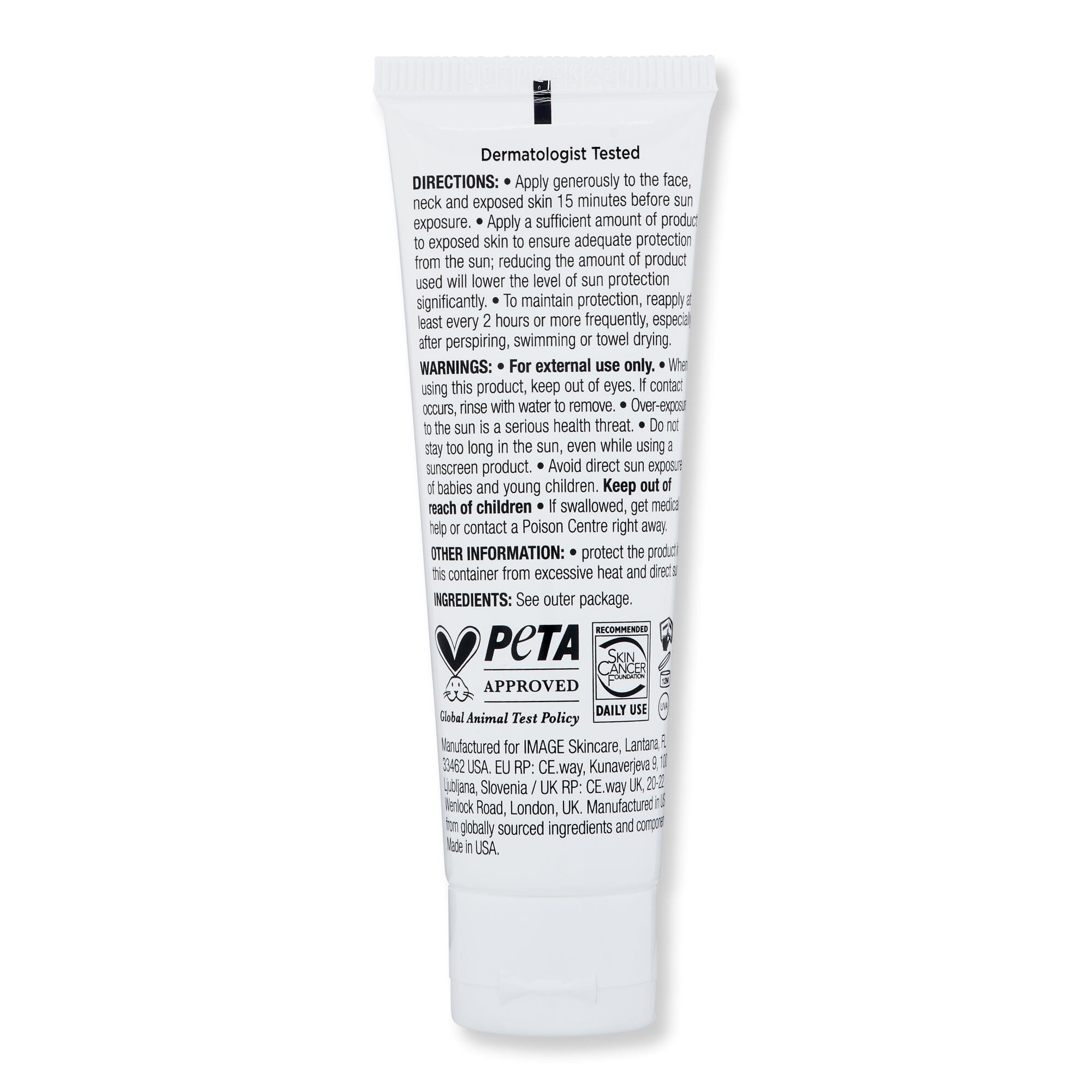 Image Skin Care Image Skin Care Daily Prevention Ultra Defense Moisturizer SPF 50 1 oz 28 g Face Moisturizers 