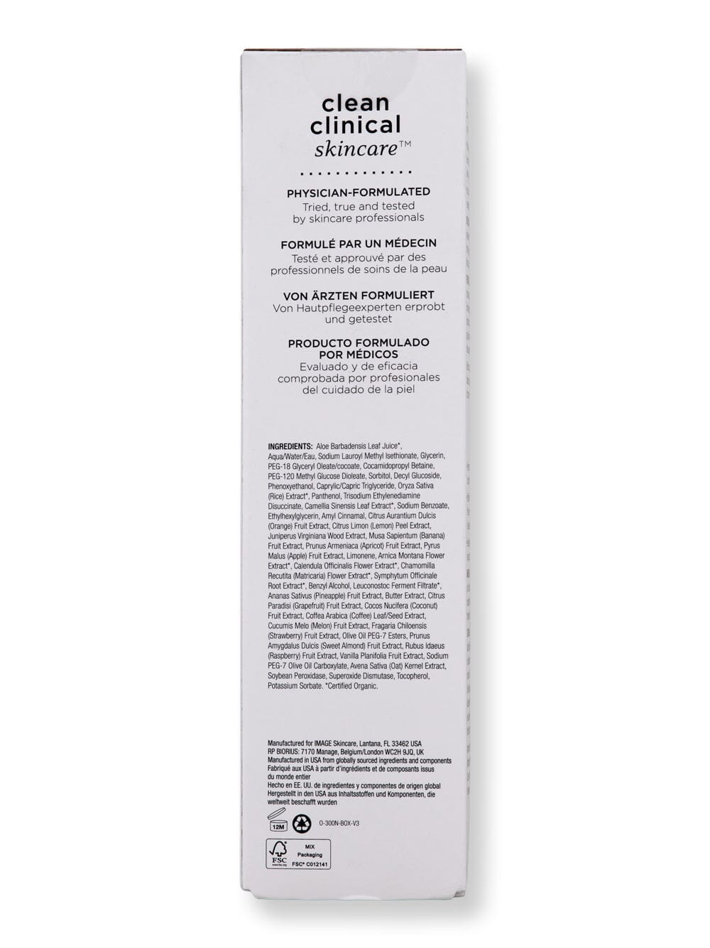 Image Skin Care Image Skin Care Ormedic Balancing Facial Cleanser Face Cleansers 