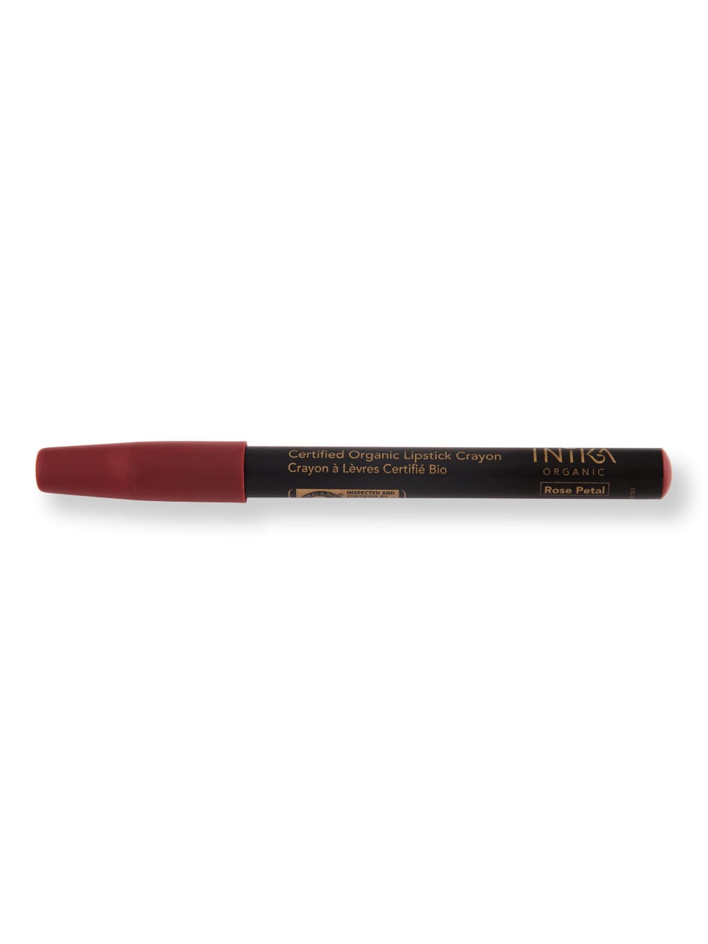 INIKA Organic INIKA Organic Certified Organic Lip Crayon 3 g Rose Petal Lipstick, Lip Gloss, & Lip Liners 