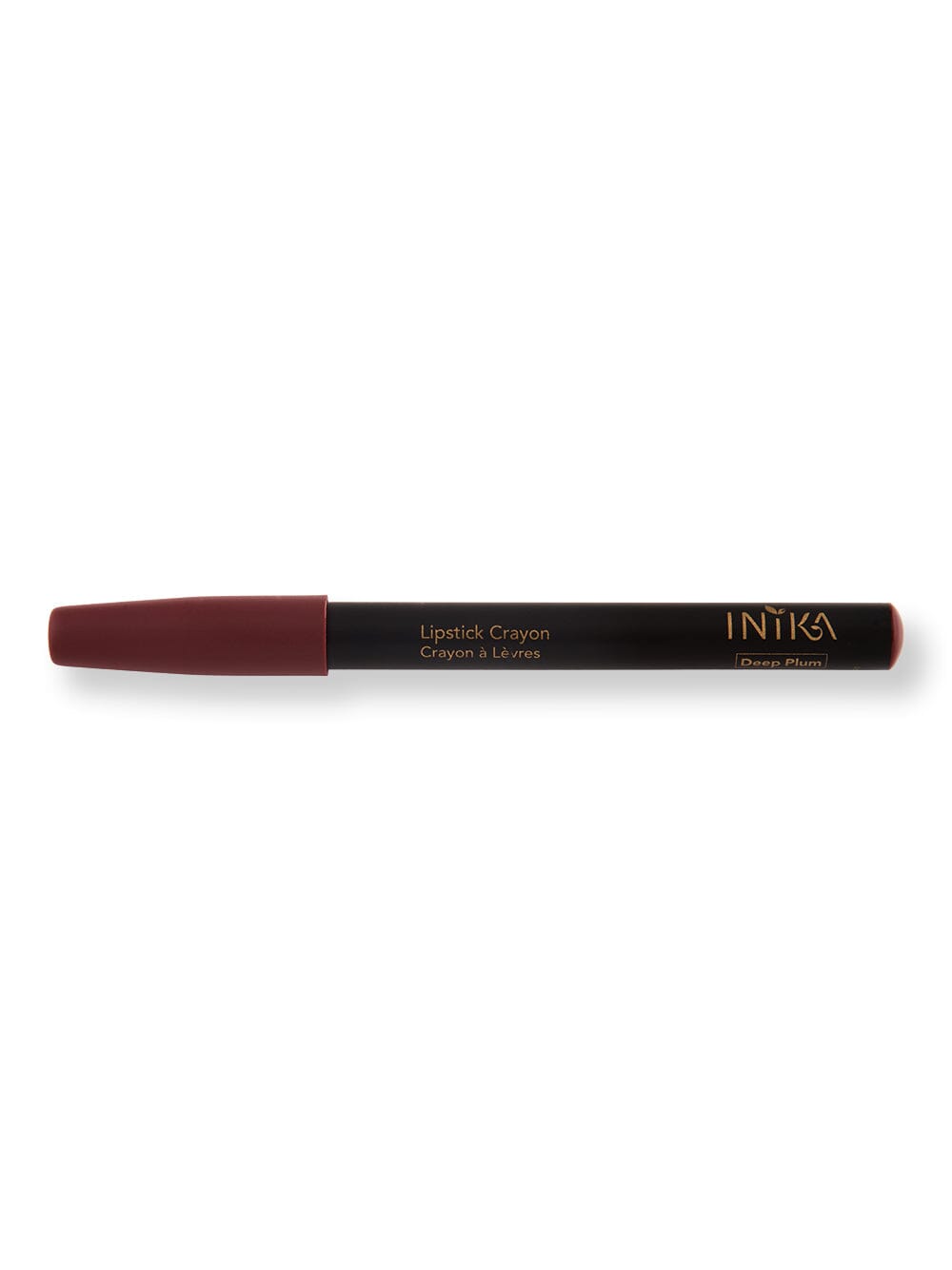 INIKA Organic INIKA Organic Certified Organic Lip Crayon Lipstick, Lip Gloss, & Lip Liners 3 g Deep Plum 