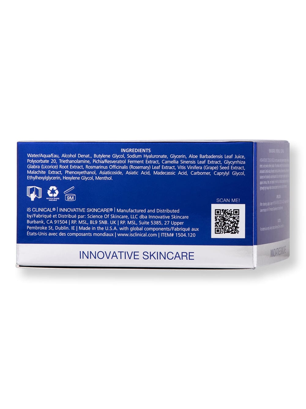 iS Clinical iS Clinical Hydra-Intensive Cooling Masque Face Masks 