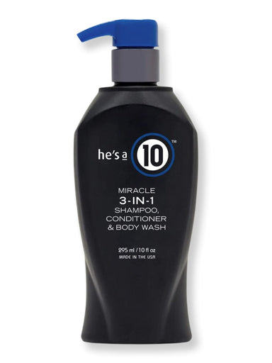 It's A 10 It's A 10 He's a 10 Miracle 3-in-1 Shampoo, Conditioner & Body Wash 10 oz 295.7 ml Shower Gels & Body Washes 