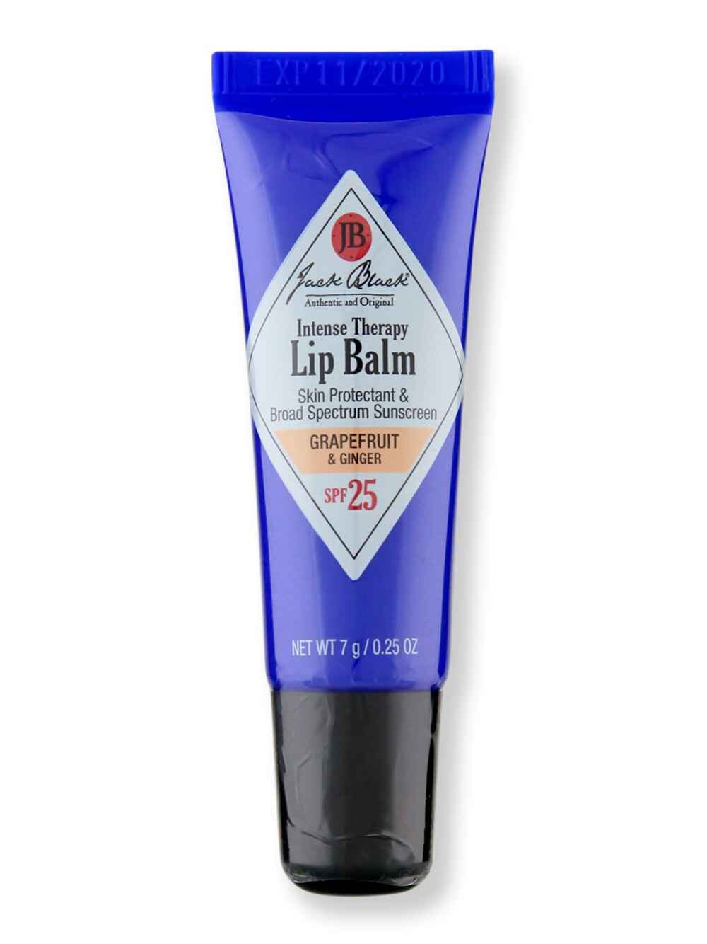 Jack Black Jack Black Intense Therapy Lip Balm SPF 25 Grapefruit & Ginger 0.25 oz Lip Treatments & Balms 