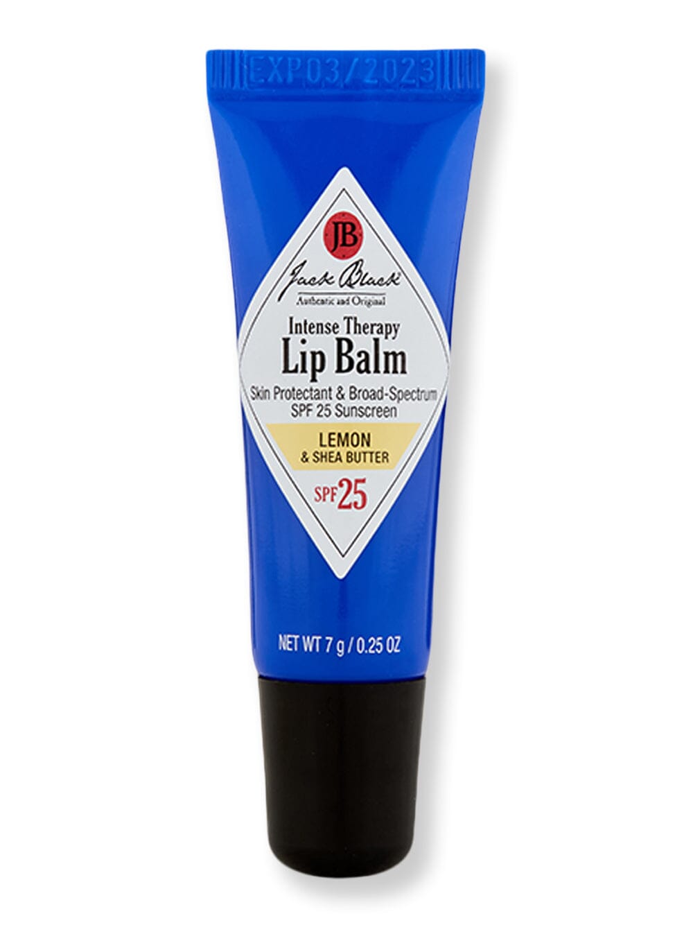 Jack Black Jack Black Intense Therapy Lip Balm SPF 25 Lemon & Shea Butter Lip Treatments & Balms 0.25 oz 