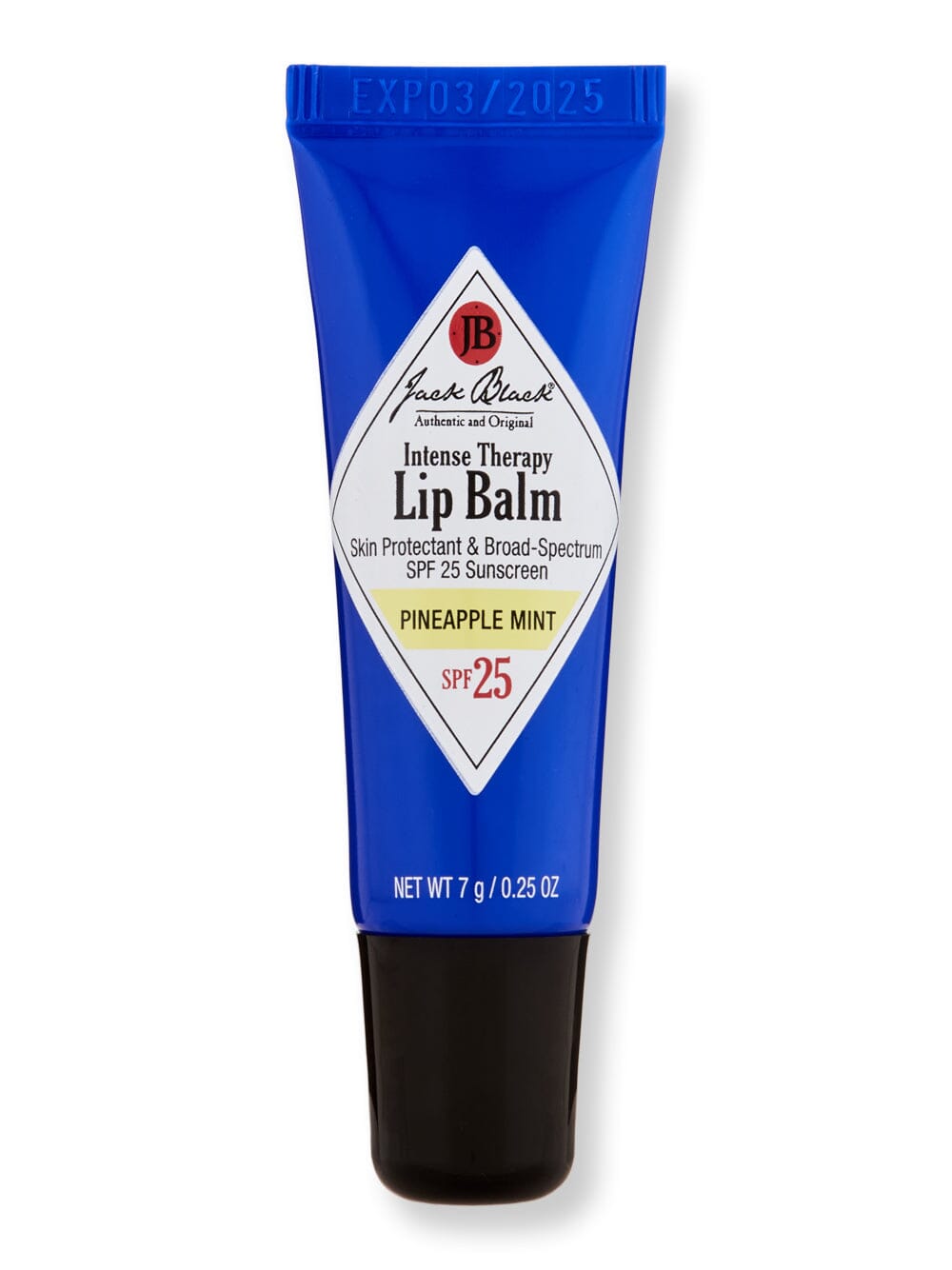 Jack Black Jack Black Intense Therapy Lip Balm SPF 25 Pineapple Mint 0.25 oz Lip Treatments & Balms 